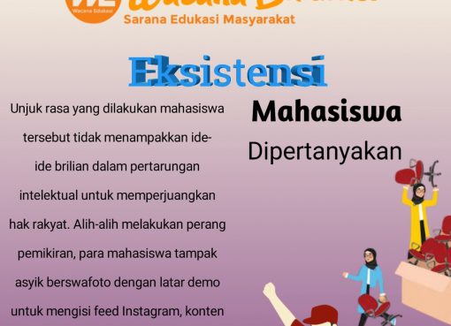 Eksistensi Mahasiswa Dipertanyakan