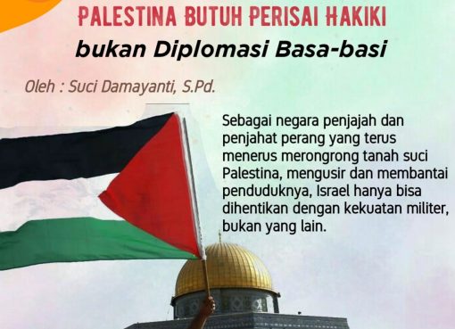 Palestina Butuh Perisai Hakiki, bukan Diplomasi Basa-Basi