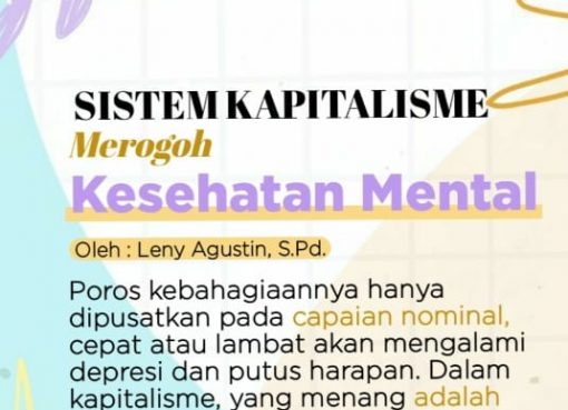 Sistem Kapitalis Hedonis Merogoh Kesehatan Mental