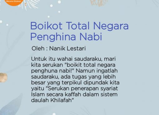 Boikot Total Negara Penghina Nabi