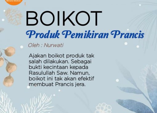 Boikot Produk Pemikiran Perancis!