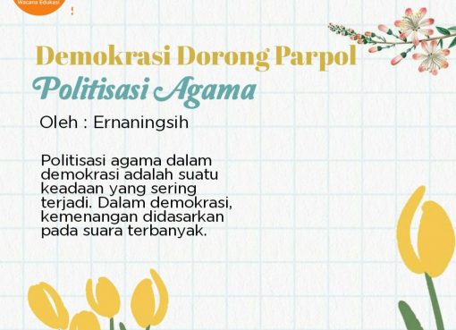 Demokrasi Dorong Parpol Politisasi Agama