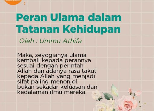 Peran Ulama dalam Tatanan Kehidupan