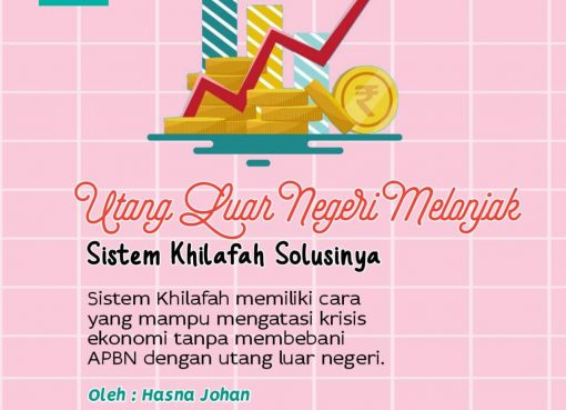 Utang Luar Negeri Melonjak, Sistem Khilafah Solusinya
