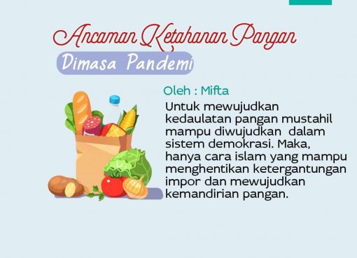 Ancaman Ketahanan Pangan Dimasa Pandemi