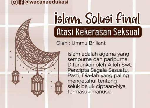 Islam, Solusi Final Atasi Kekerasan Seksual