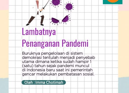 Lambatnya Penanganan Pandemi