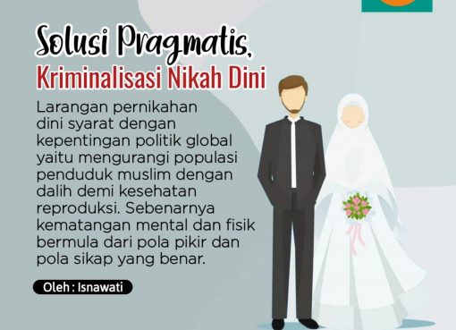 Solusi Pragmatis, Kriminalisasi Nikah Dini
