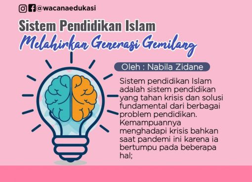 Sistem Pendidikan Islam Melahirkan Generasi Gemilang