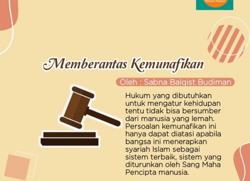 Memberantas Kemunafikan