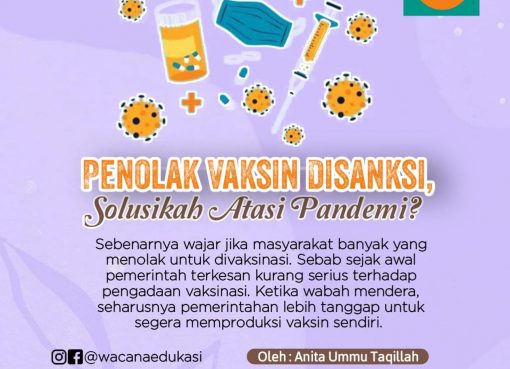 Penolak Vaksin Disanksi, Solusikah Atasi Pandemi?