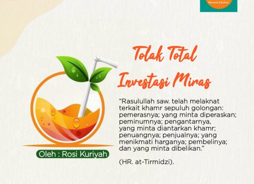 Tolak Total Investasi Miras