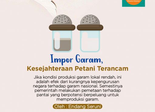 Impor Garam, Kesejahteraan Petani Terancam