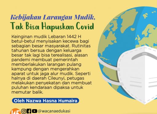 Kebijakan Larangan Mudik Tak Bisa Hapuskan Covid