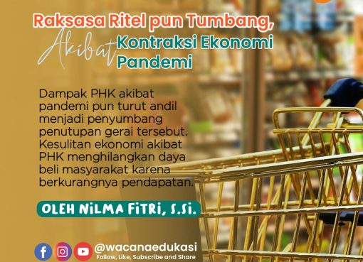 Raksasa Ritel pun Tumbang Akibat Kontraksi Ekonomi Pandemi