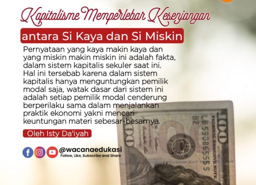 Kapitalisme Memperlebar Kesenjangan antara Si Kaya dan Si Miskin