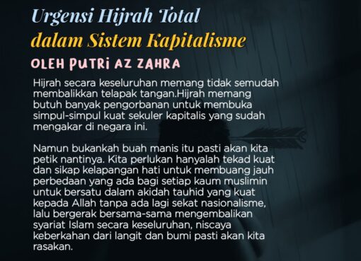 Urgensi Hijrah Total dalam Sistem Kapitalisme