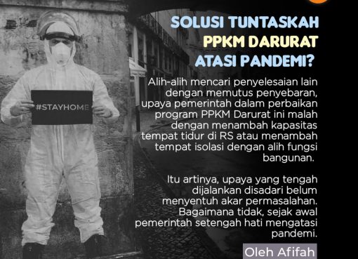 Solusi Tuntaskah PPKM Darurat Atasi Pandemi?