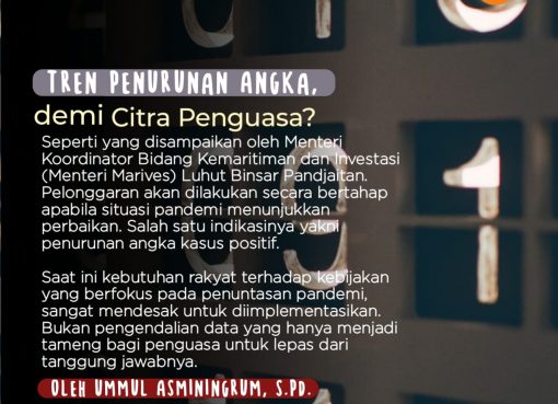 Tren Penurunan Angka, demi Citra Penguasa ?