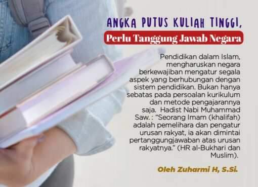 Angka Putus Kuliah Tinggi, Perlu Tanggung Jawab Negara