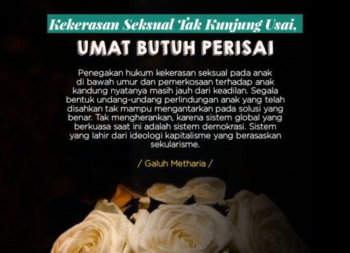 Kekerasan Seksual Tak Kunjung Usai, Umat Butuh Perisai