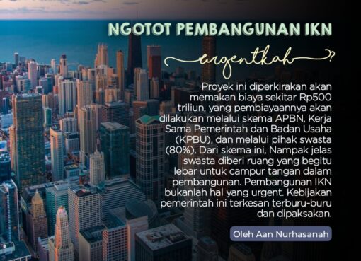 Ngotot Pembangunan IKN, Urgent-kah?