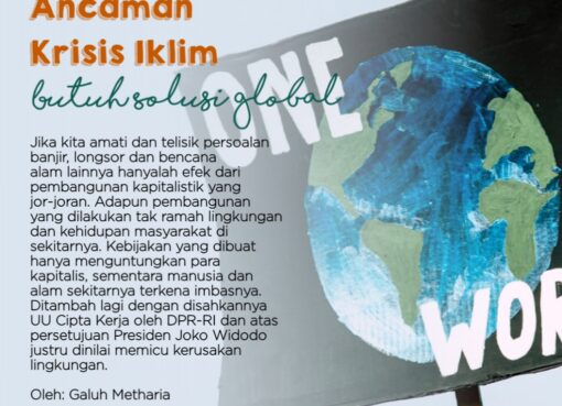 Ancaman Krisis Iklim, Butuh Solusi Global