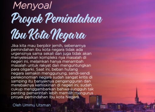 Menyoal Proyek Pemindahan Ibu Kota Negara