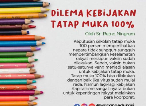 Dilema Kebijakan Tatap Muka 100%