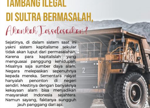 Tambang Ilegal di Sultra Bermasalah, Akankah Terselesaikan?