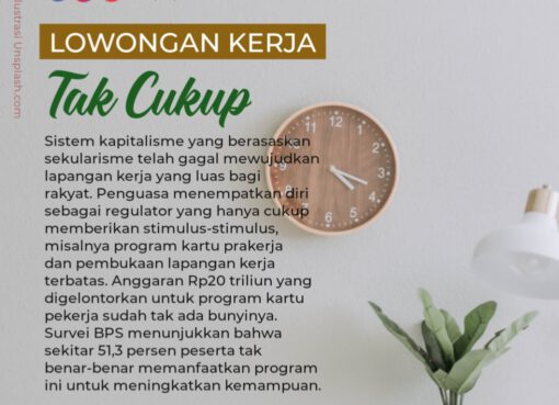 Lowongan Kerja Tak Cukup