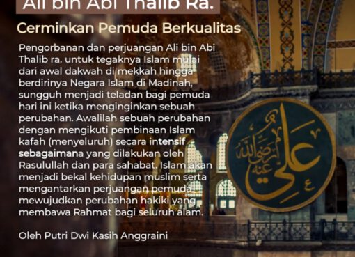 Ali bin Abi Thalib ra. Cerminkan Pemuda Berkualitas