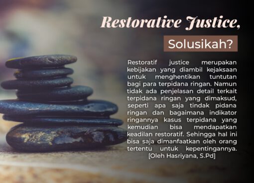 Restoratice Justice, Mungkinkah?