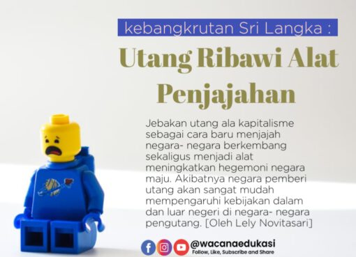 Kebangkrutan Sri Langka : Utang Ribawi Alat Penjajahan