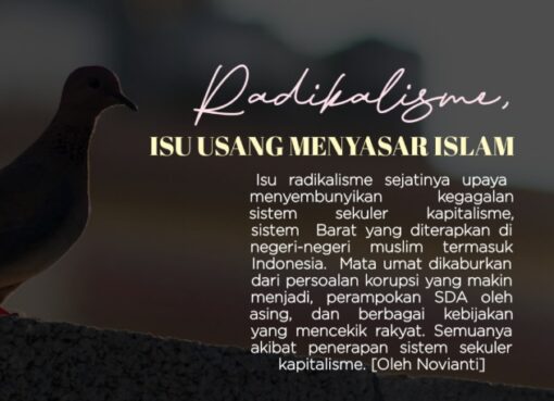 Radikalisme, Isu Usang Menyasar Islam