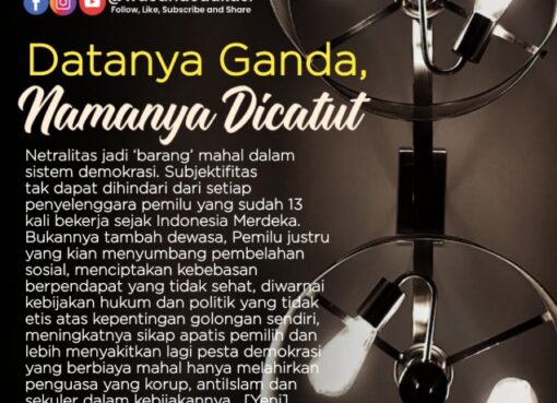 Datanya Ganda Namanya Dicatut