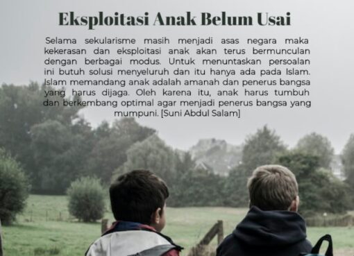 Eksploitasi Anak Belum Usai
