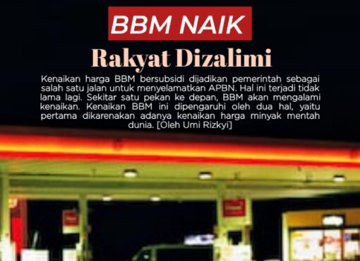BBM Naik, Rakyat Dizalimi