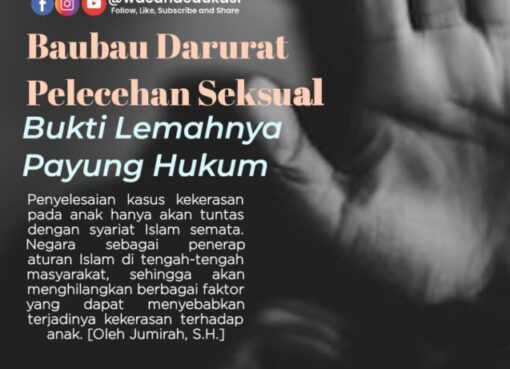 Baubau Darurat Pelecehan Seksual, Bukti Lemahnya Payung Hukum