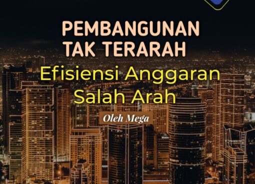 Pembangunan Tak Terarah, Efisiensi Anggaran Salah Arah