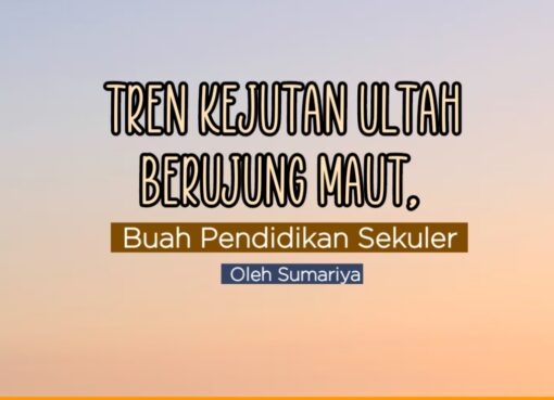 Tren Kejutan Ultah Berujung Maut, Buah Pendidikan Sekuler