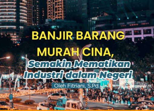 Banjir Barang Murah Cina, Semakin Memastikan Industri dalam Negeri