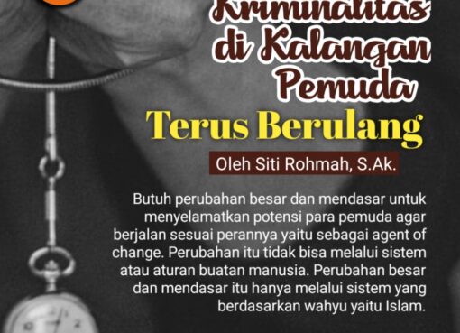 Kriminalitas di Kalangan Pemuda Terus Berulang