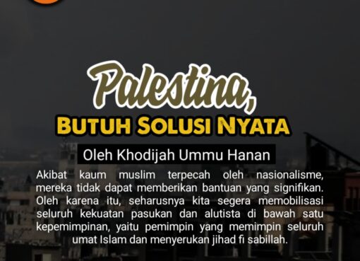 Palestina, Butuh Solusi Nyata