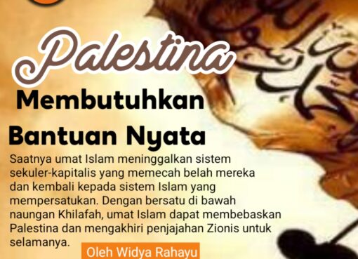 Palestina Membutuhkan Bantuan Nyata
