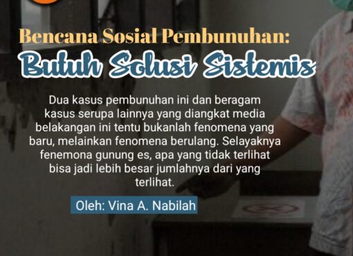 Bencana Sosial Pembunuhan: Butuh Solusi Sistemis