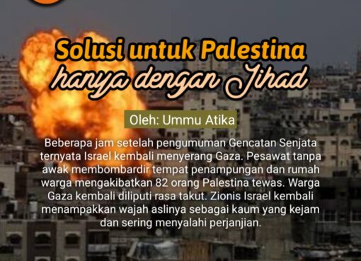 Solusi untuk Palestina: hanya dengan Jihad