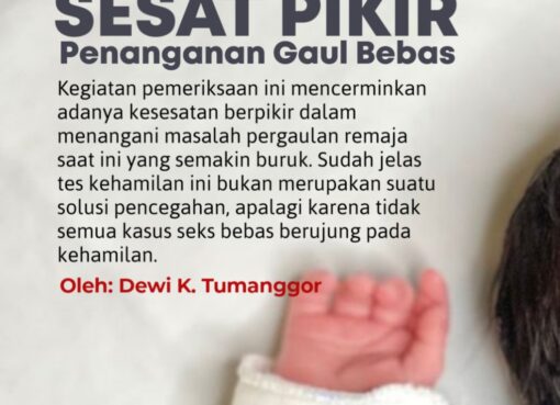 Sesat Pikir Penanganan Gaul Bebas