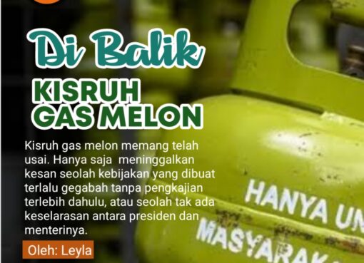 Di Balik Kisruh Gas Melon