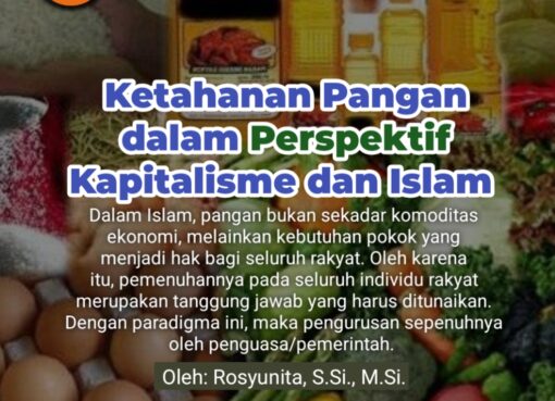Ketahanan Pangan dalam Perspektif Kapitalisme dan Islam